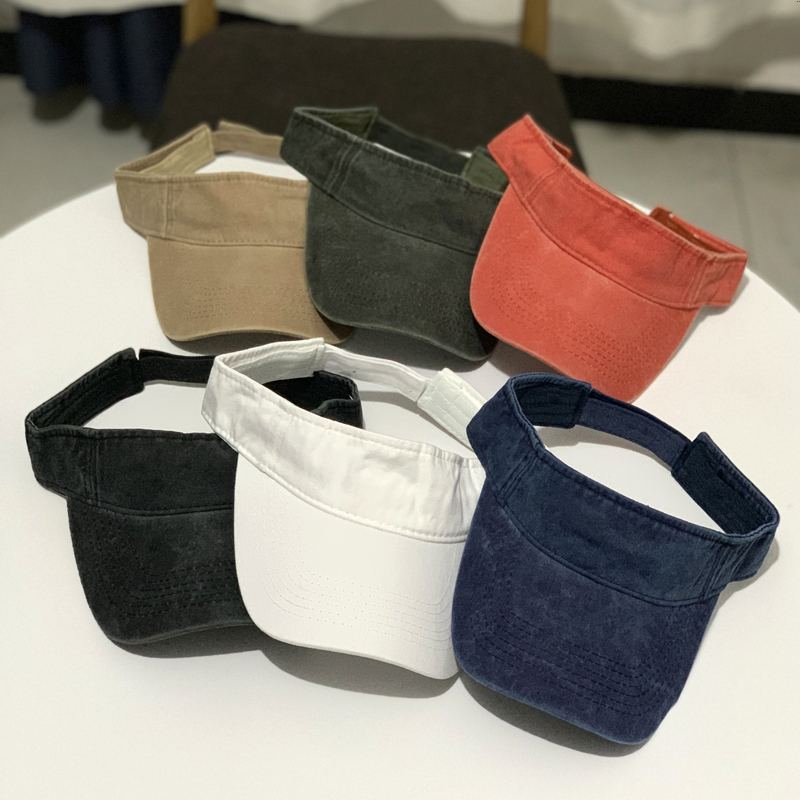 Bảng giá Harajuku Thể Thao Mũ Hở Chóp Giản Dị Denim Giặt Mũ Chống Nắng Mũ Bóng Chày Mùa Hè Xu Hướng Không Có-Chụp Đầu Nam Và Phiên Bản Hàn Quốc Cho Nữ