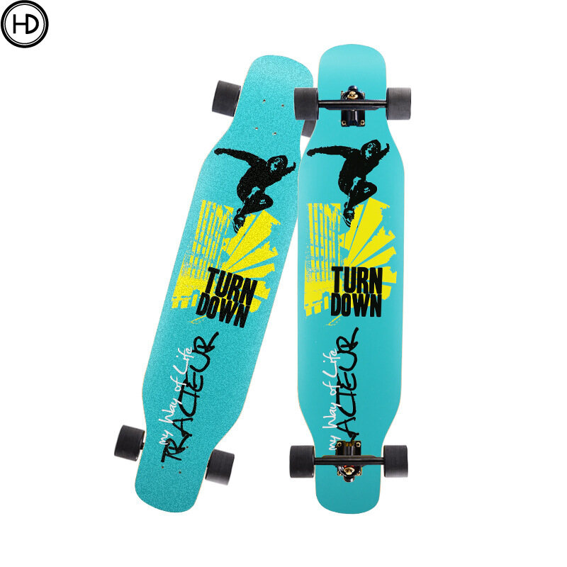 Longboard, ván nhảy, ván nhảy nữ, ván trượt đường phố chải đường, ván trượt nghiêng đôi dành cho người lớn chuyên nghiệp nam