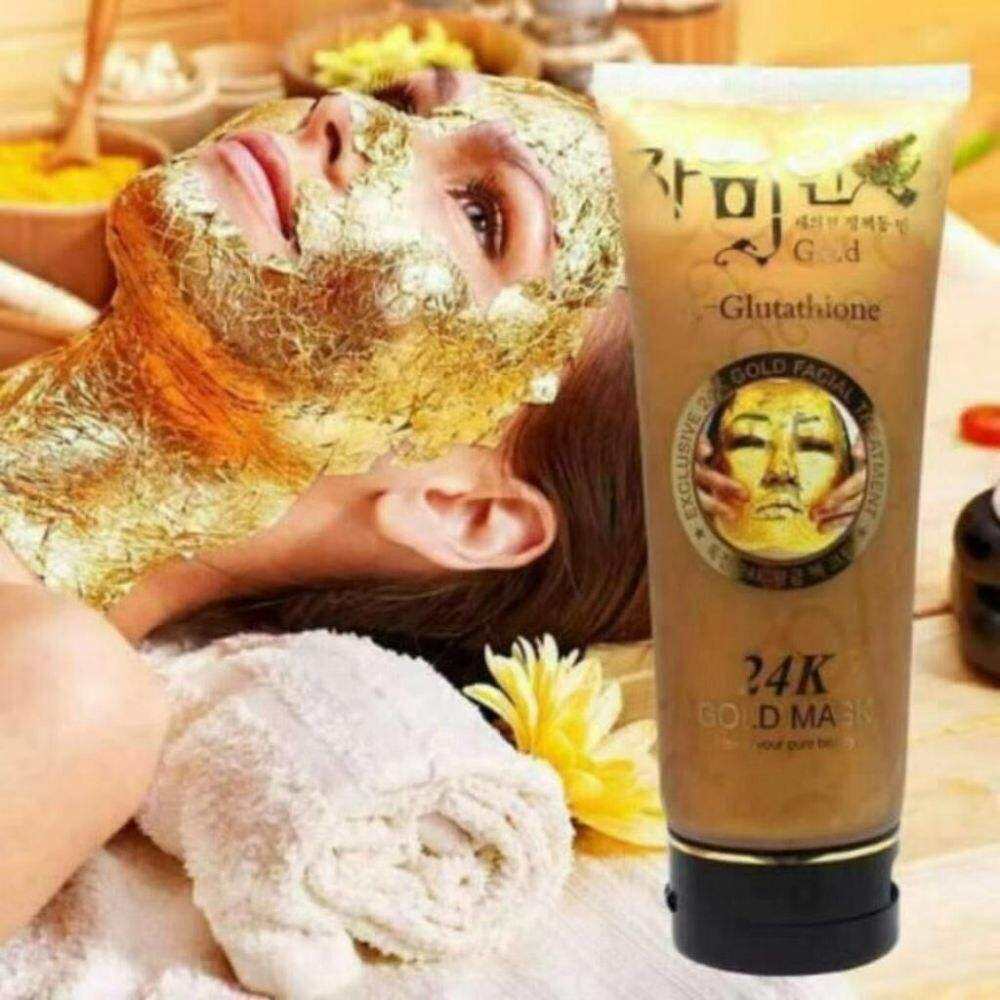 24k gold mask l glutathione malaysian review gold l-glutathione Korea 24k Gold Mask L-Glutathione