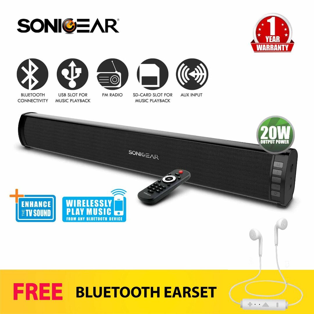 sonicgear 3000 btmi soundbar