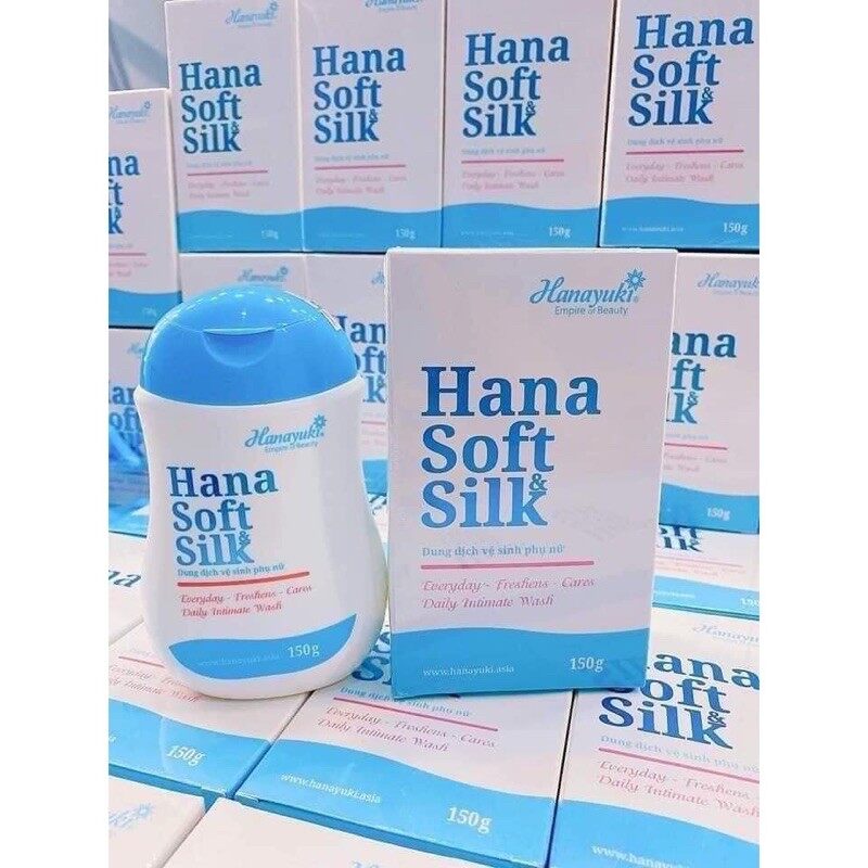 [HCM][ ??%] DUNG DỊCH VỆ SINH HANA SOFT SILK HANAYUKI 150ML