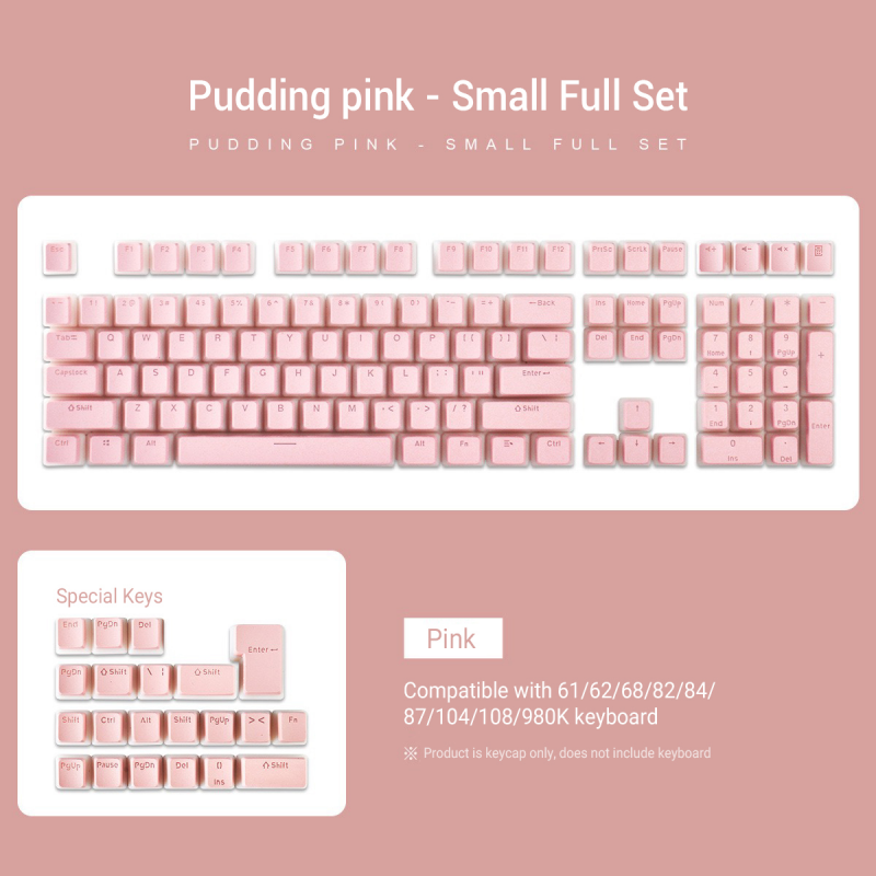 129 phím bánh pudding Keycaps dạng OEM profile PBT đôi bắn Keycap cho MX chuyển đổi Bàn Phím Cơ ISO bố trí đèn nền RGB Mũ chính
