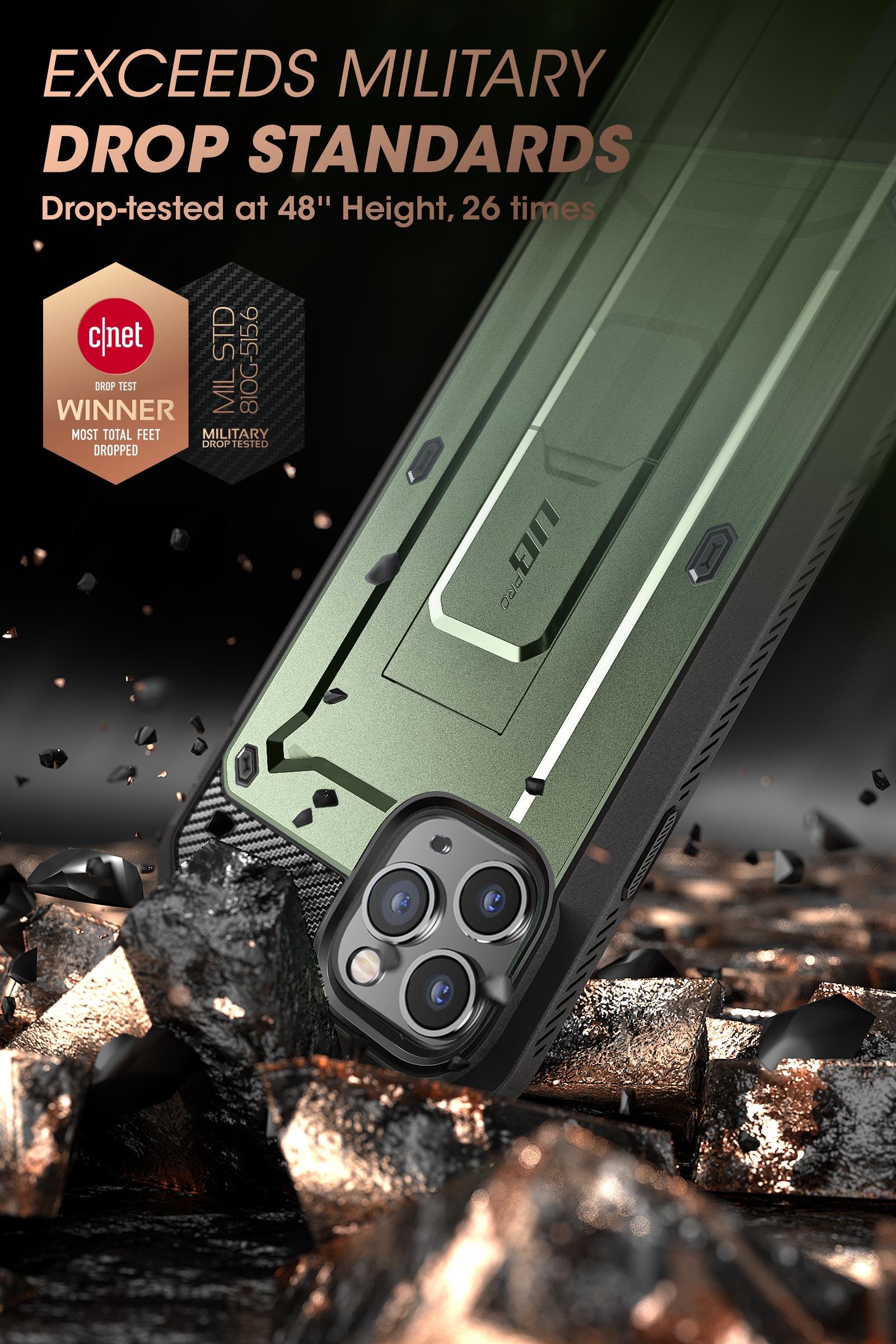 Supcase Cho iPhone 13 Pro Max Trường Hợp 6.7 "2021 Ub Pro Đầy Đủ Cơ Thể giá đỡ chắc chắn Bìa Với tích hợp bảo vệ màn hình Chân Đế