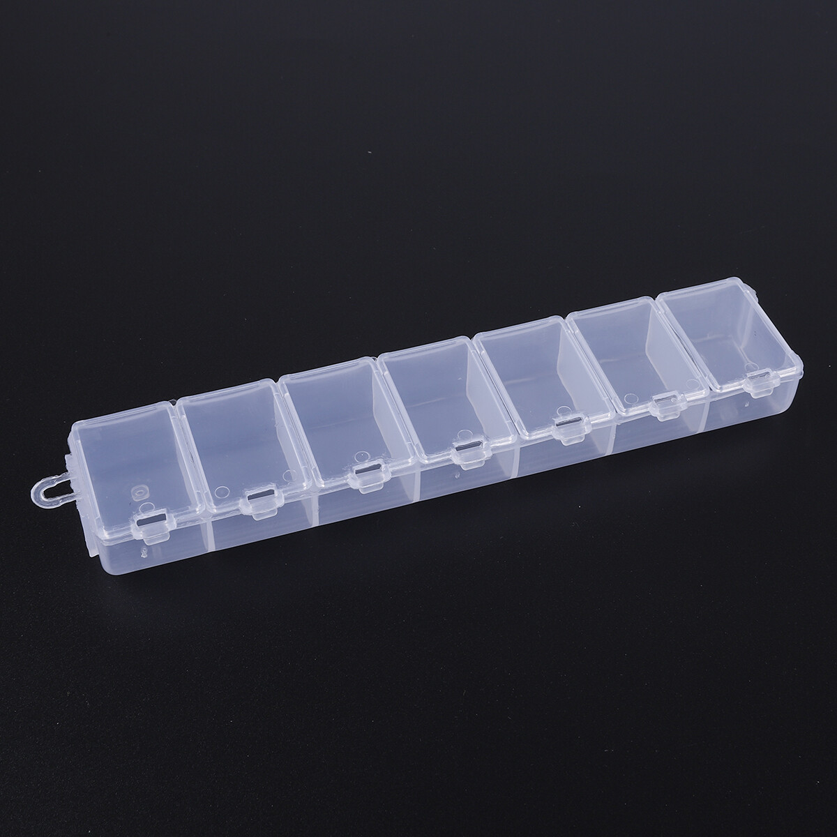 1 Hộp Đựng Trang Sức Bằng Nhựa Trong Suốt, Ngăn Đựng Để Đựng Bông Tai Hạt Hộp Quà Hình Chữ Nhật