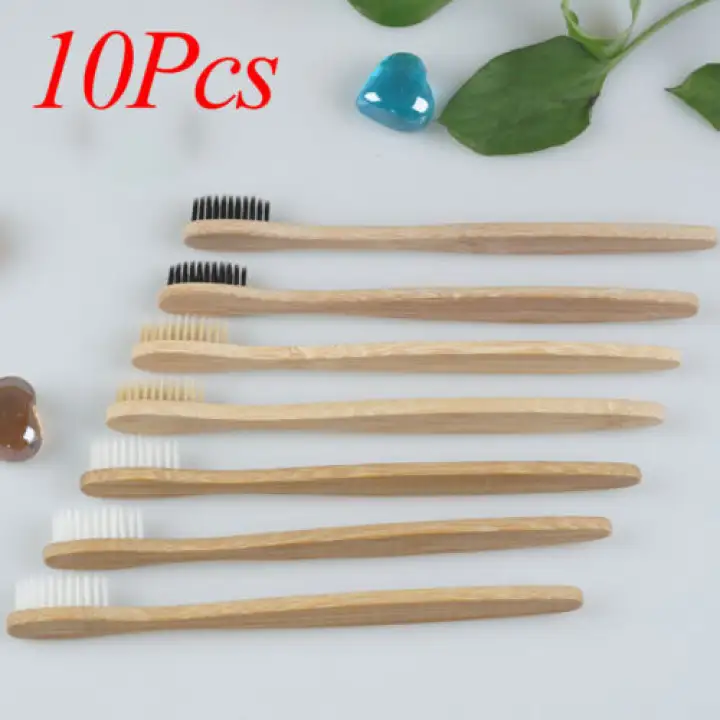 wooden handle toothbrush