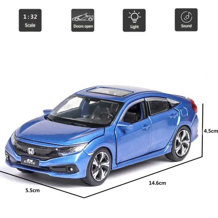 honda civic hatchback toy car