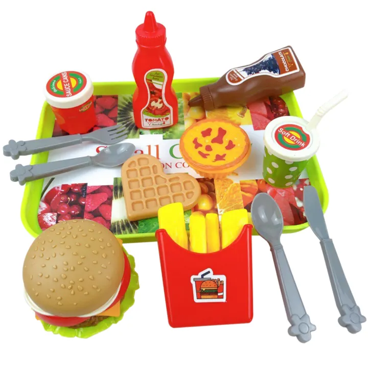 toy hamburger set