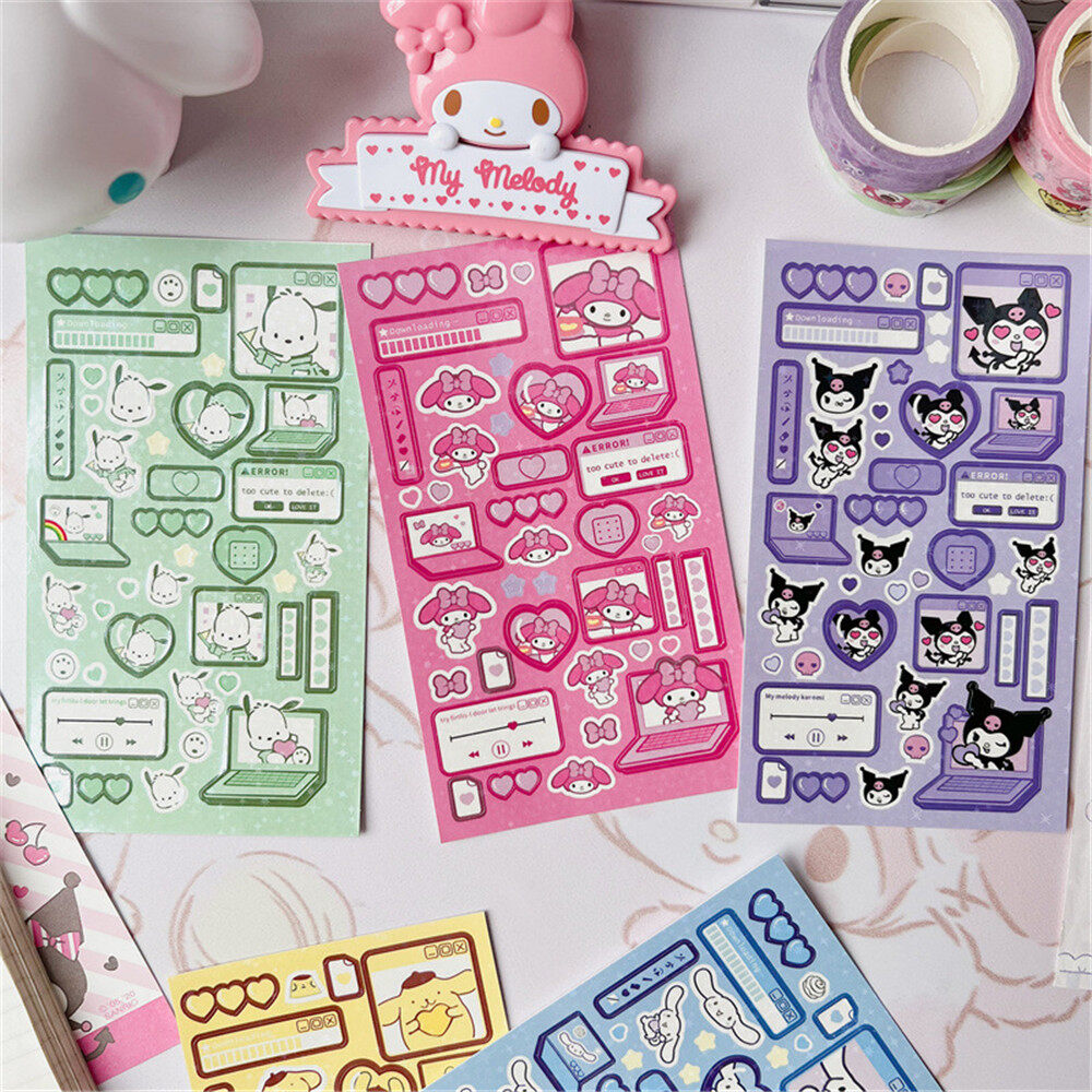 sanhe Glitter Stickers Decorate Notebook Accessories Phone Case Stickers