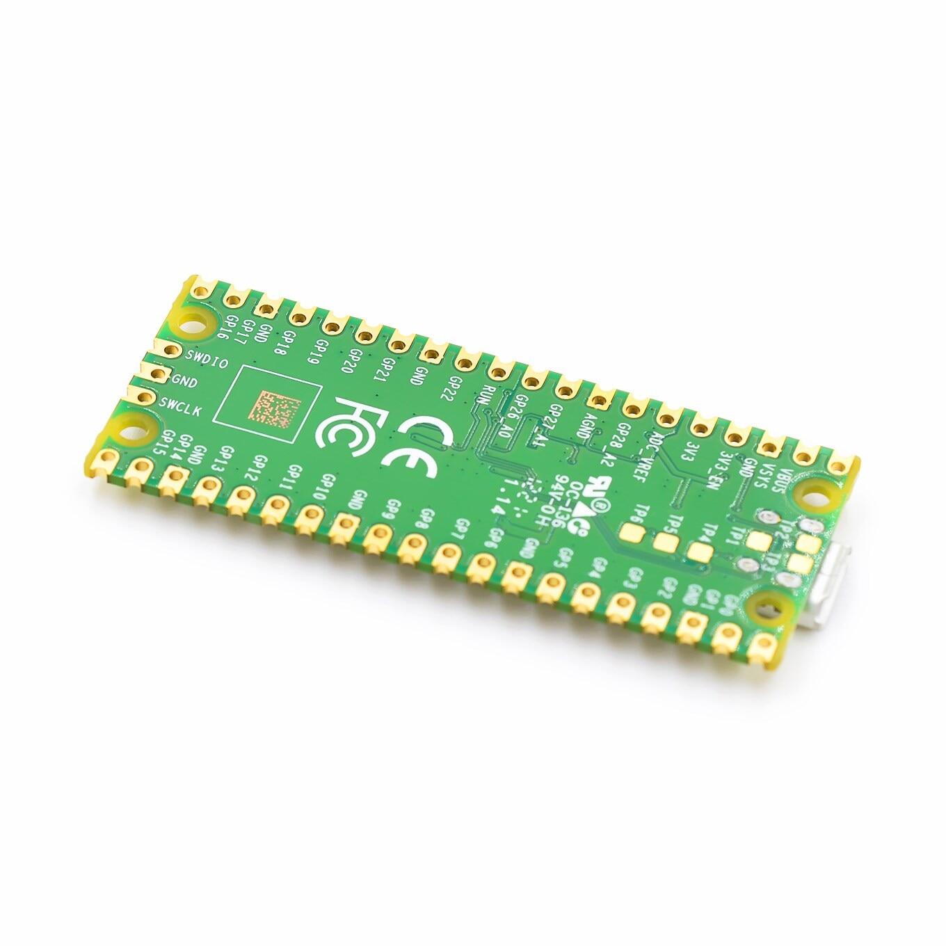 Bo Mạch Pico Raspberry Pi Chính Thức RP2040 Bộ Vi Xử Lý + Cortex-M0 Hiệu Suất Cao Lõi Kép 264KB