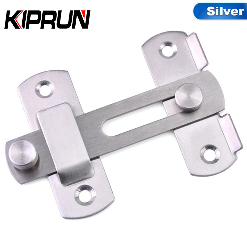 [Ready stock] KIPRUN Stainless Steel Hasp Latch Lock Sliding Door for Window Cabinet Fitting Room