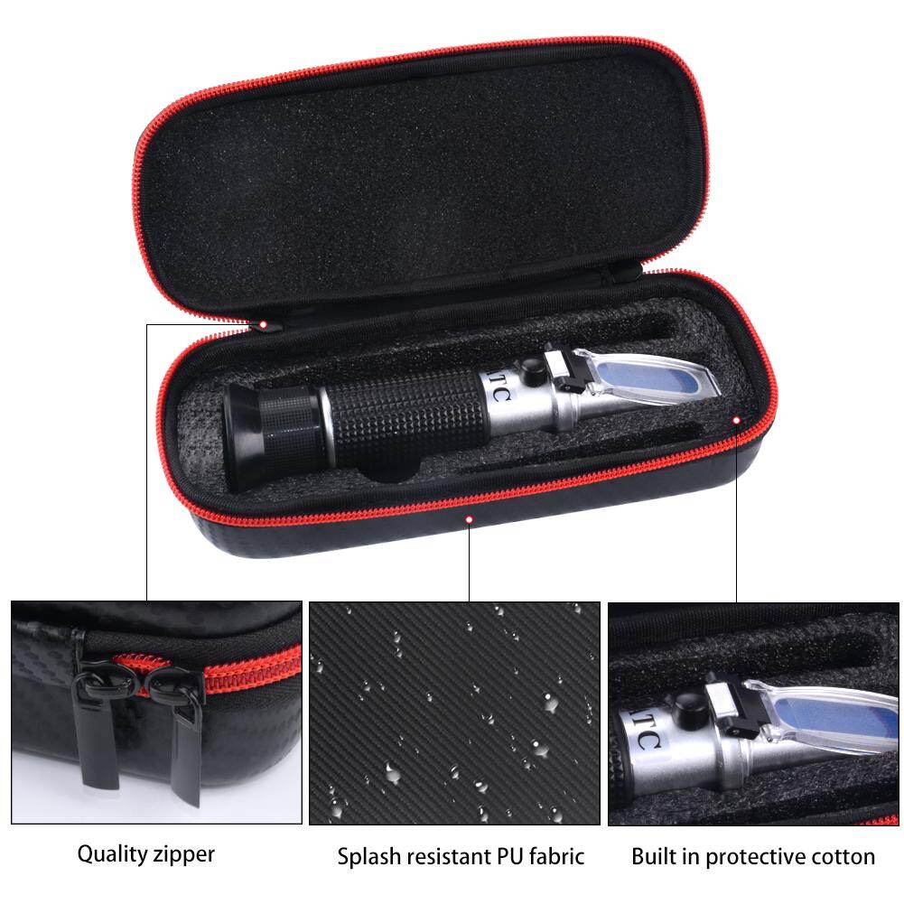 Yieryi 0-32% Brix Refractometer sugar Refractometer Ror Brix Sugar Beer ATC Optical Test Meter With Leather box