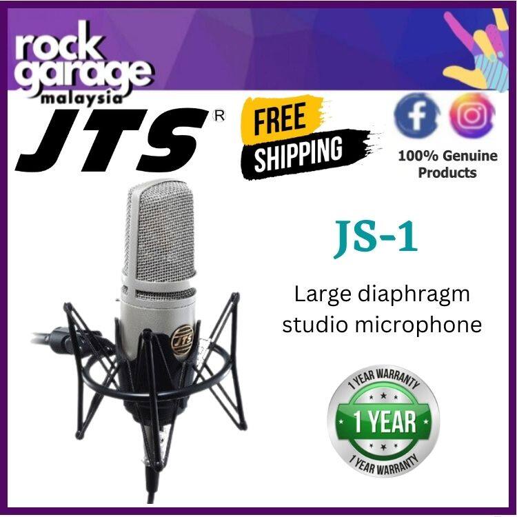 JTS JS1 Large diaphragm studio microphone ( JS 1 / JS1 ) Lazada