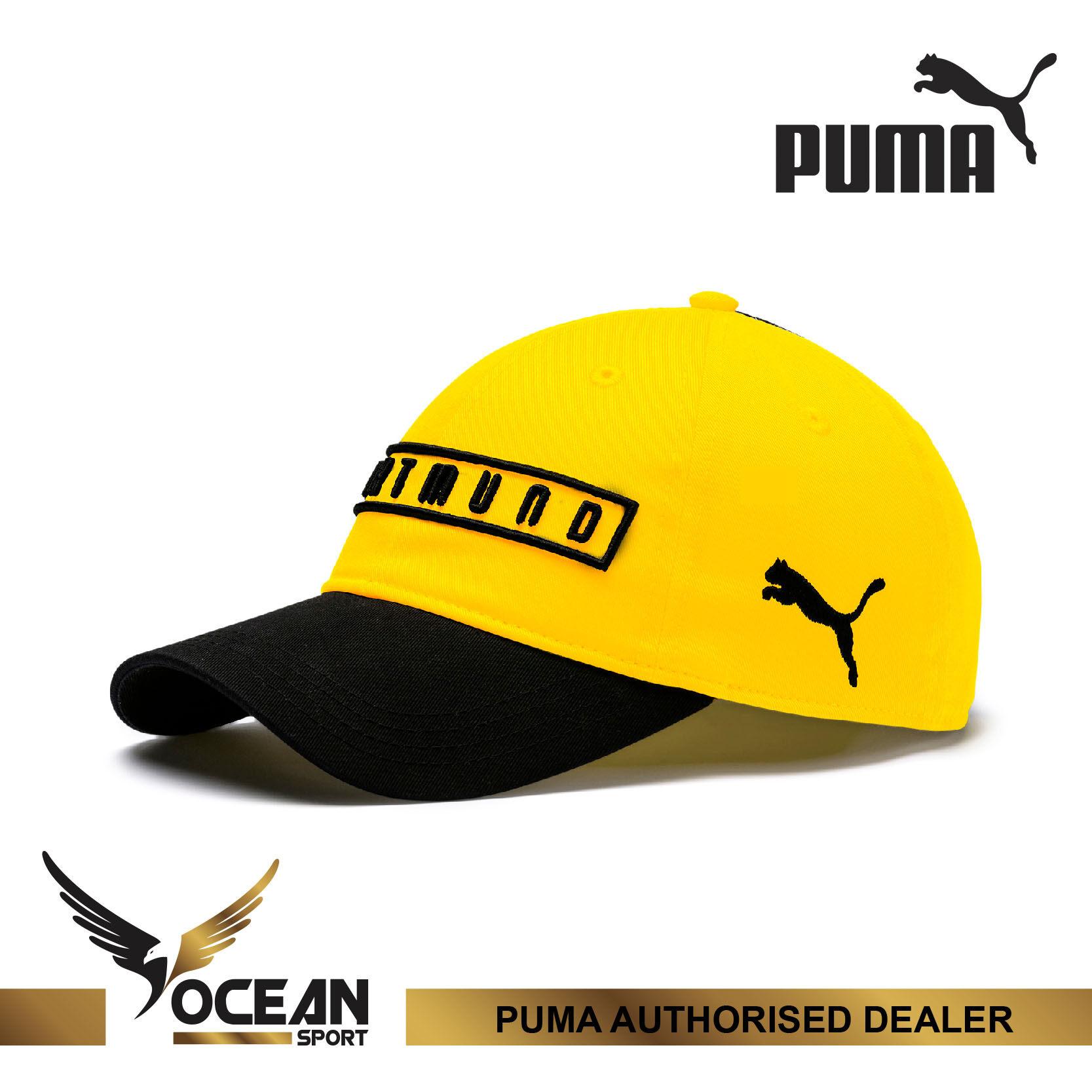 yellow puma hat