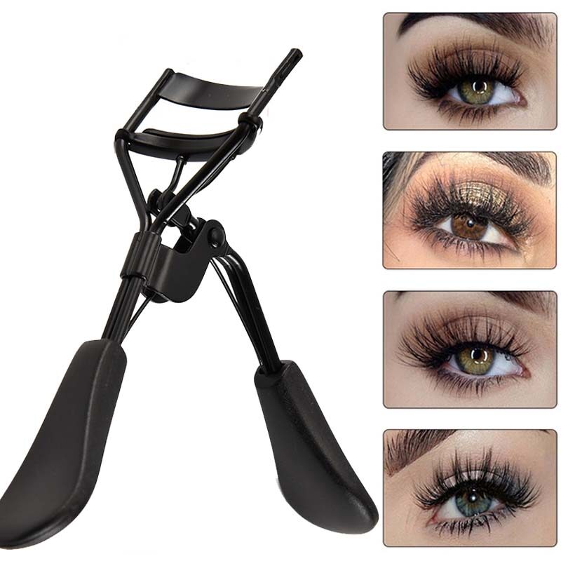 makeup tools Eyelash curler wide-angle Partial curling lash curler rubber lashes pad beginners fake false eyelashes aid styling