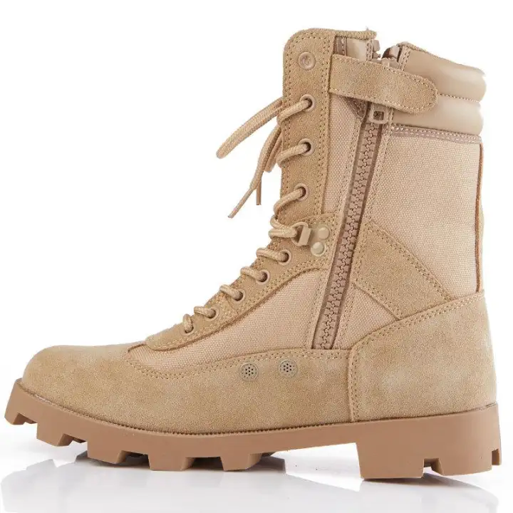 sand combat boots