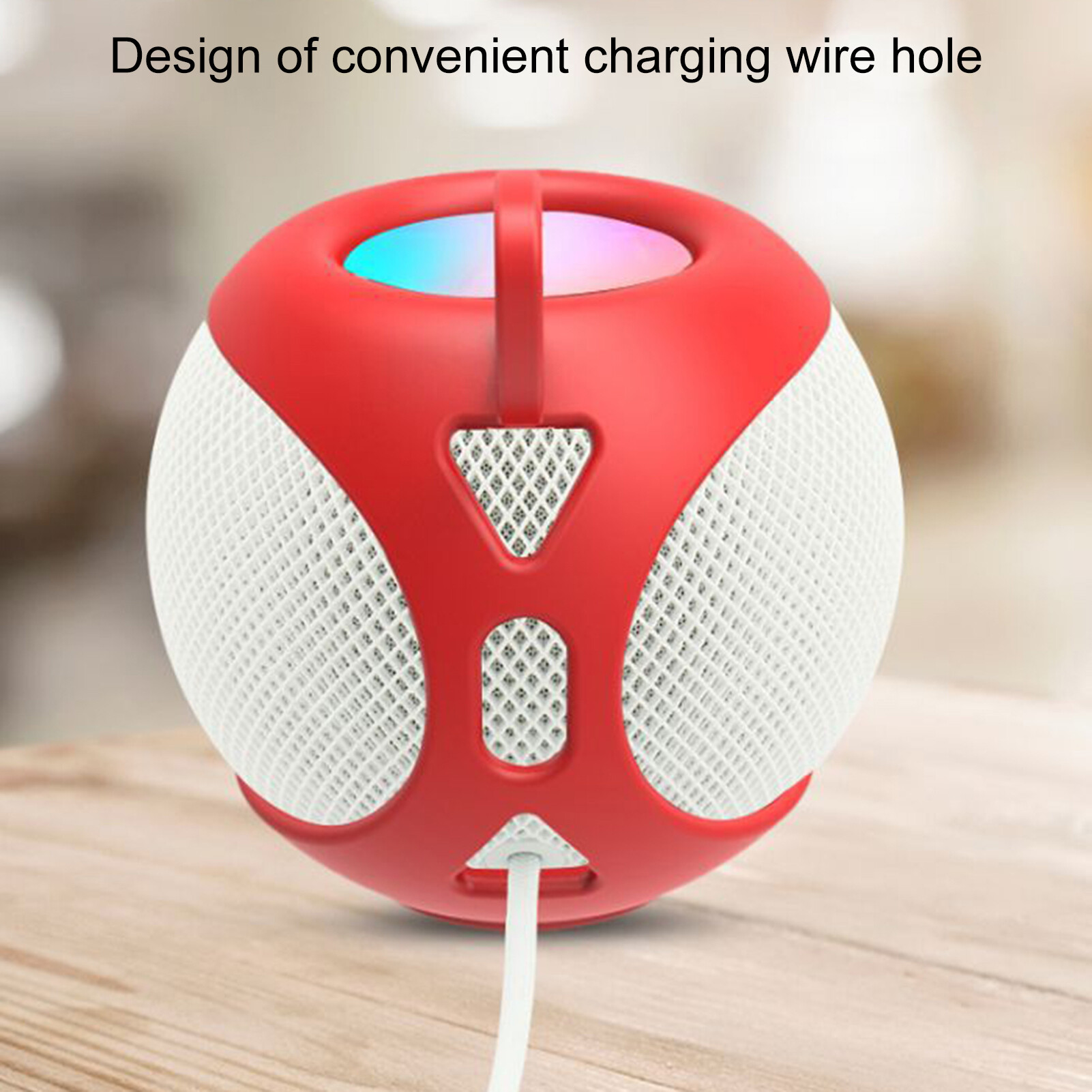 Baicai Ốp Loa Nhà Bếp Vỏ Bảo Vệ Loa Silicon Chống Sốc Chống Rơi Tương Thích Với Apple Homepod Vỏ Bảo Vệ Loa Mini Chống Rơi