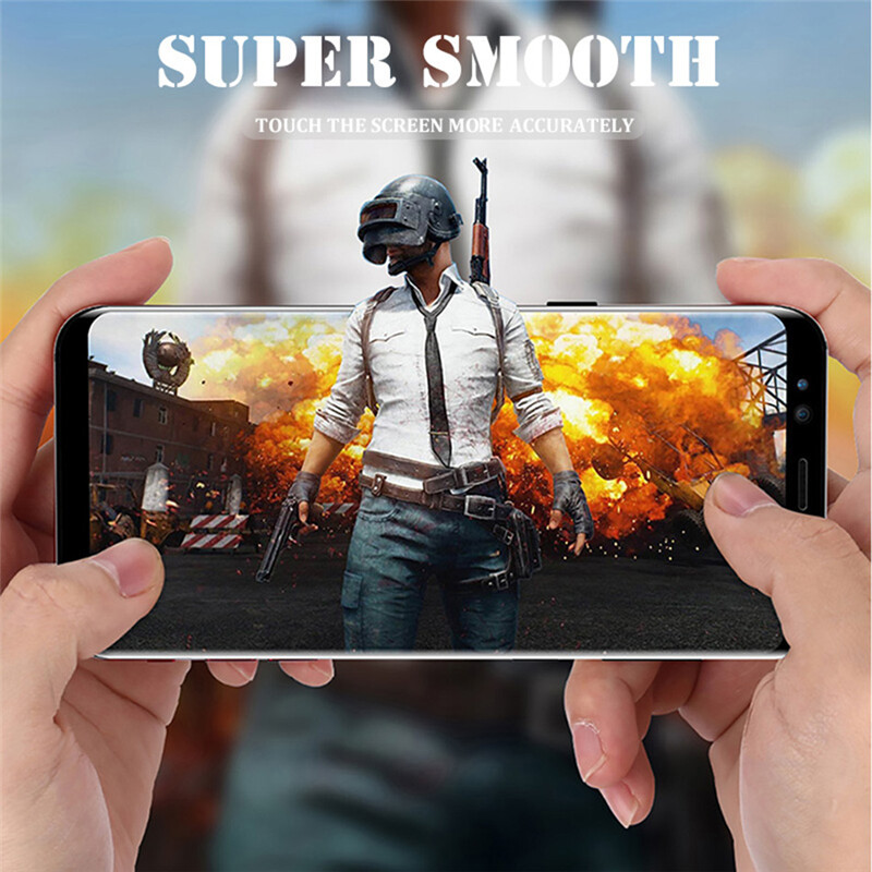Đối với Samsung Galaxy Note 9 Note 8 S9 Plus S8 Plus Full Surface Tempered Glass Màn hình bảo vệ Phim Đen