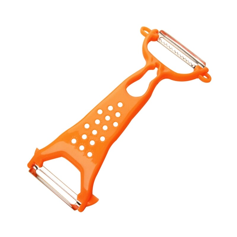 Rau đa năng Dụng cụ lột vỏ trái cây hai đầu Cutter Slicer Peel dụng cụ nhà bếp rau tiện ích vật liệu nhựa