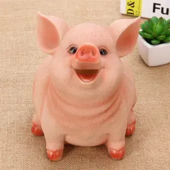 standing piggy bank