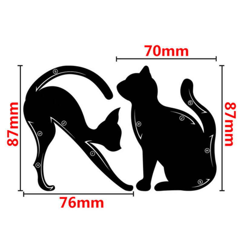 Ladymagic Eye Makeup Stencils Eyeliner Stencil Shaping Stencil Tools Eyeshadow Template Tool Card