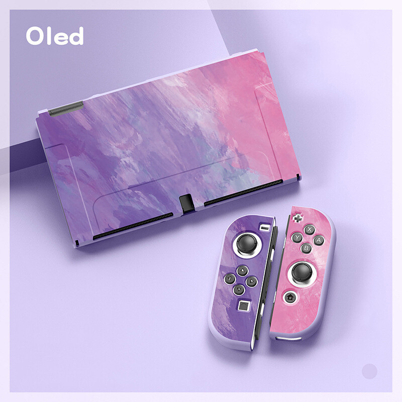 DISOUR Ốp Bảo Vệ OLED Cho Nintendo Switch Ốp Chơi Game Switch NS OLED Ốp Mềm Bao Gồm Tất Cả TPU Cho Máy Chủ Console Ốp Bảo Vệ