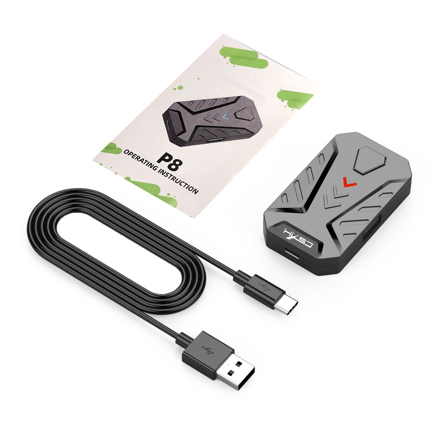 【Ready Stock】 HXSJ P8 Mobile Phone Keyboard Mouse Converter for Android System