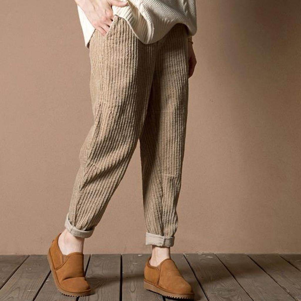 women's plus size corduroy pants