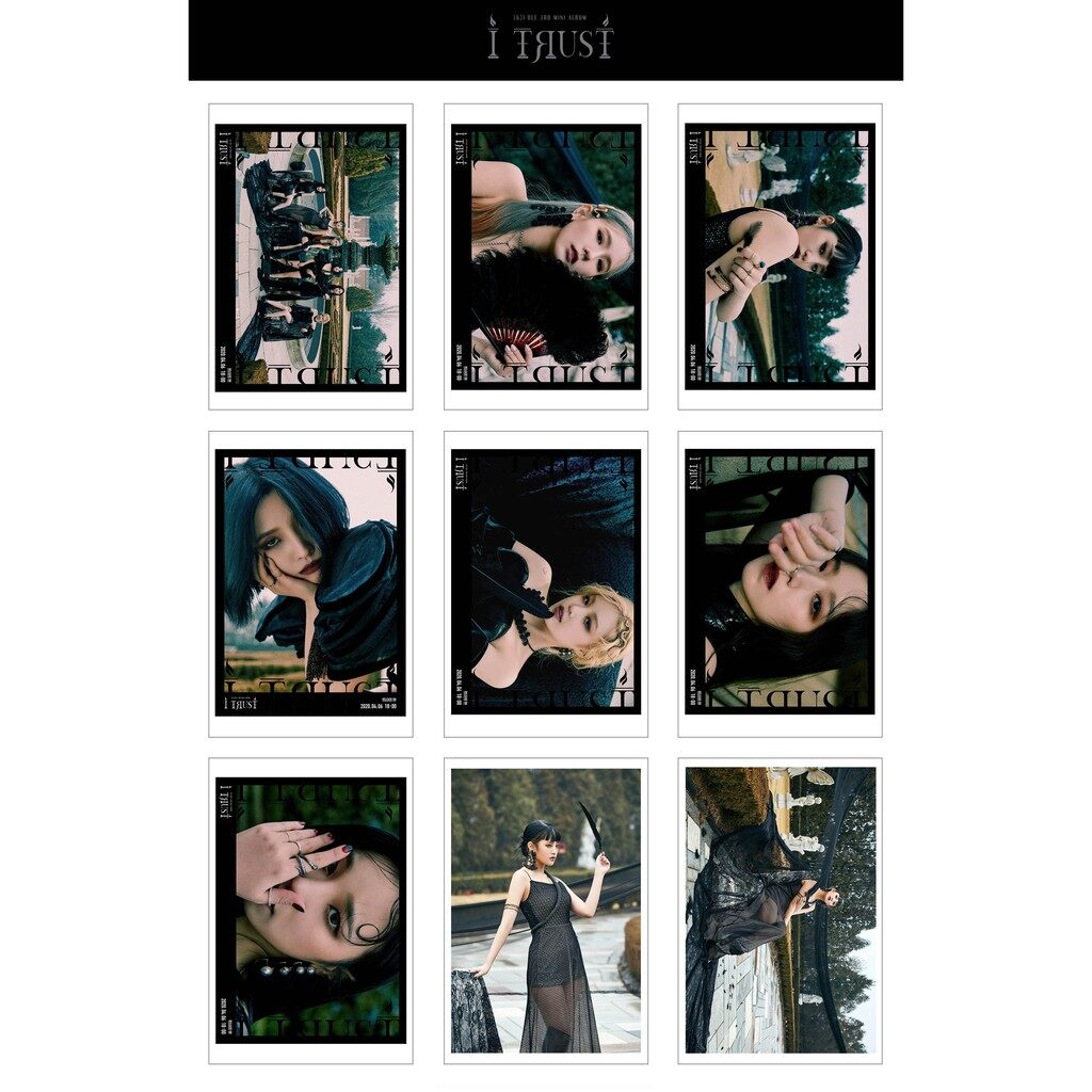 Lomo card ảnh i-dle - i trust