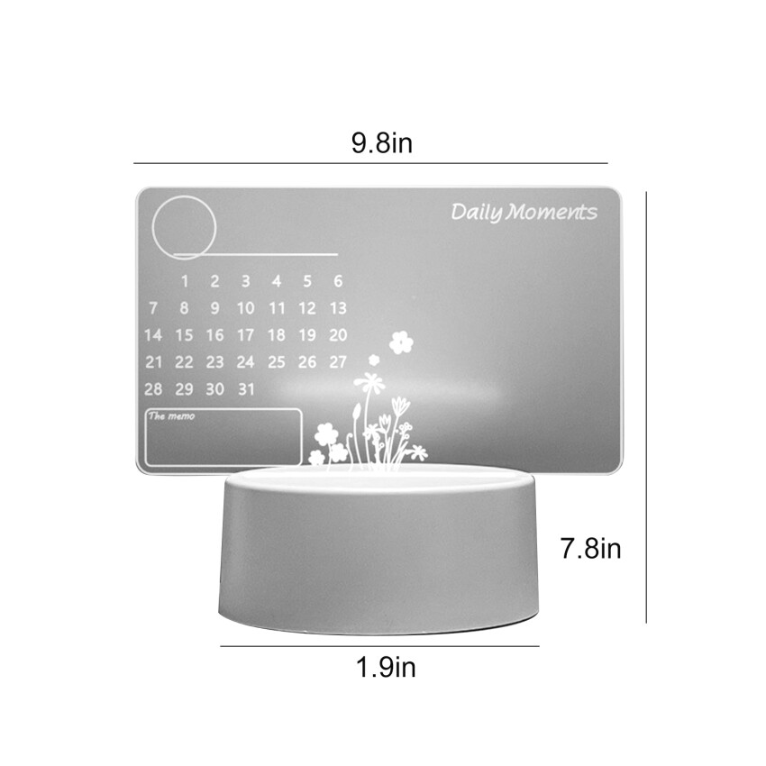Creative Note Board Led Night Light Usb Message Board Holiday Light With Pen Desktop Small Table Lamp