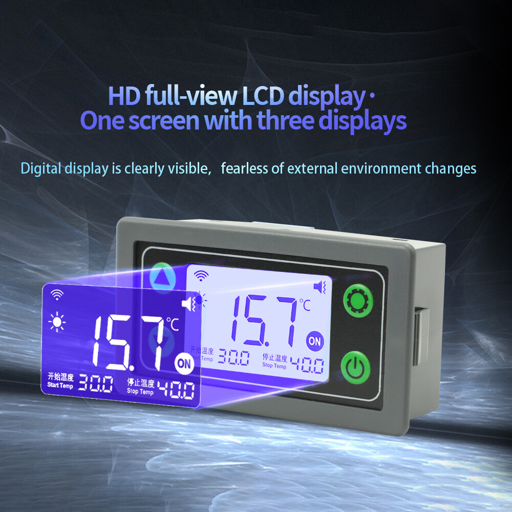 Shockley DC6-30V Temperature Controller ST30 Wifi Remote Digital Thermostat Temperature Control with Waterproof NTC Sensors