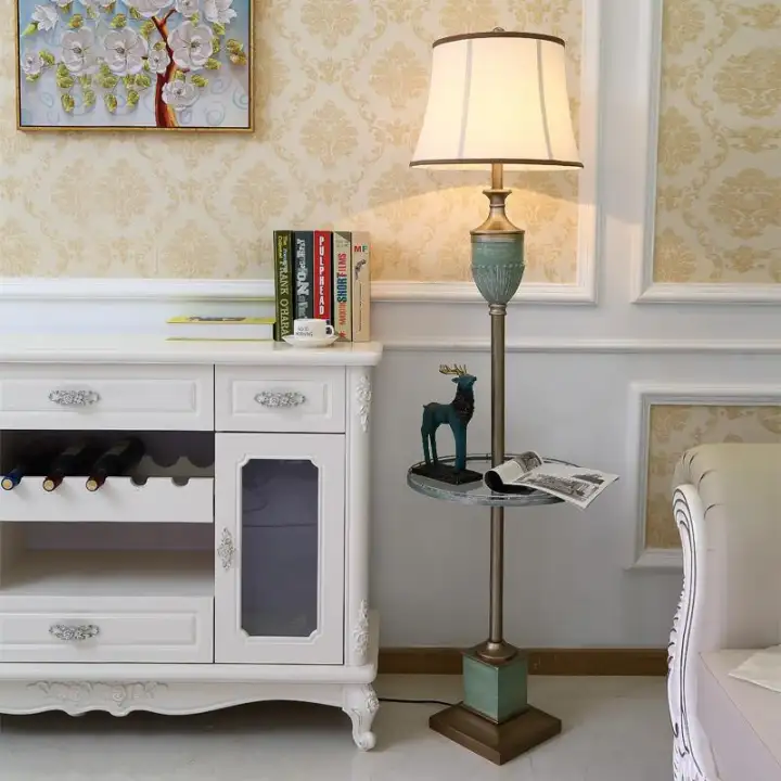 Blue Floor Lamps Lamp With Coffee Table A B Two Styles Blue Floor Lamps Lamp With Coffee