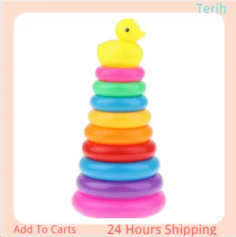 rainbow bath toy