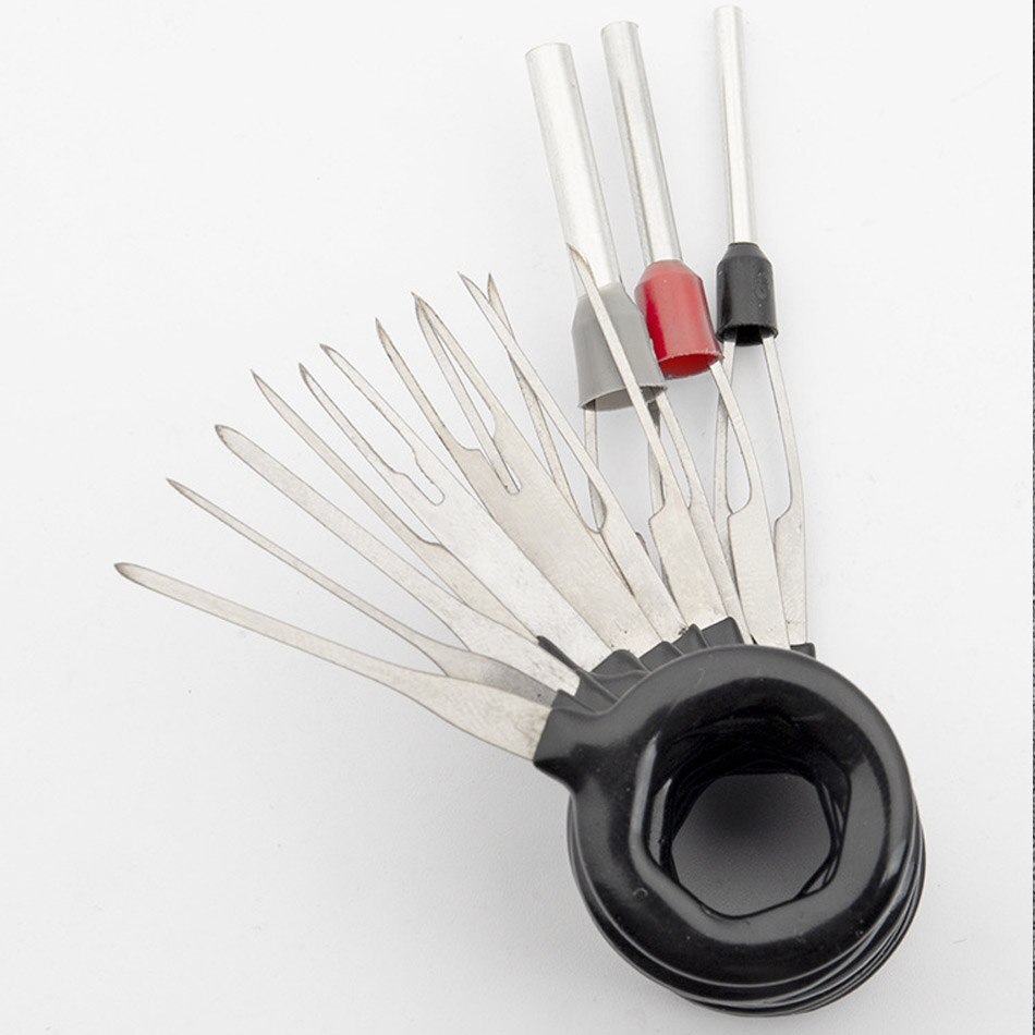 11pcs Terminal Removal Car Electrical Wiring Crimp Connector Pin Extractor Kit Multi-Function Hand Tools Set
