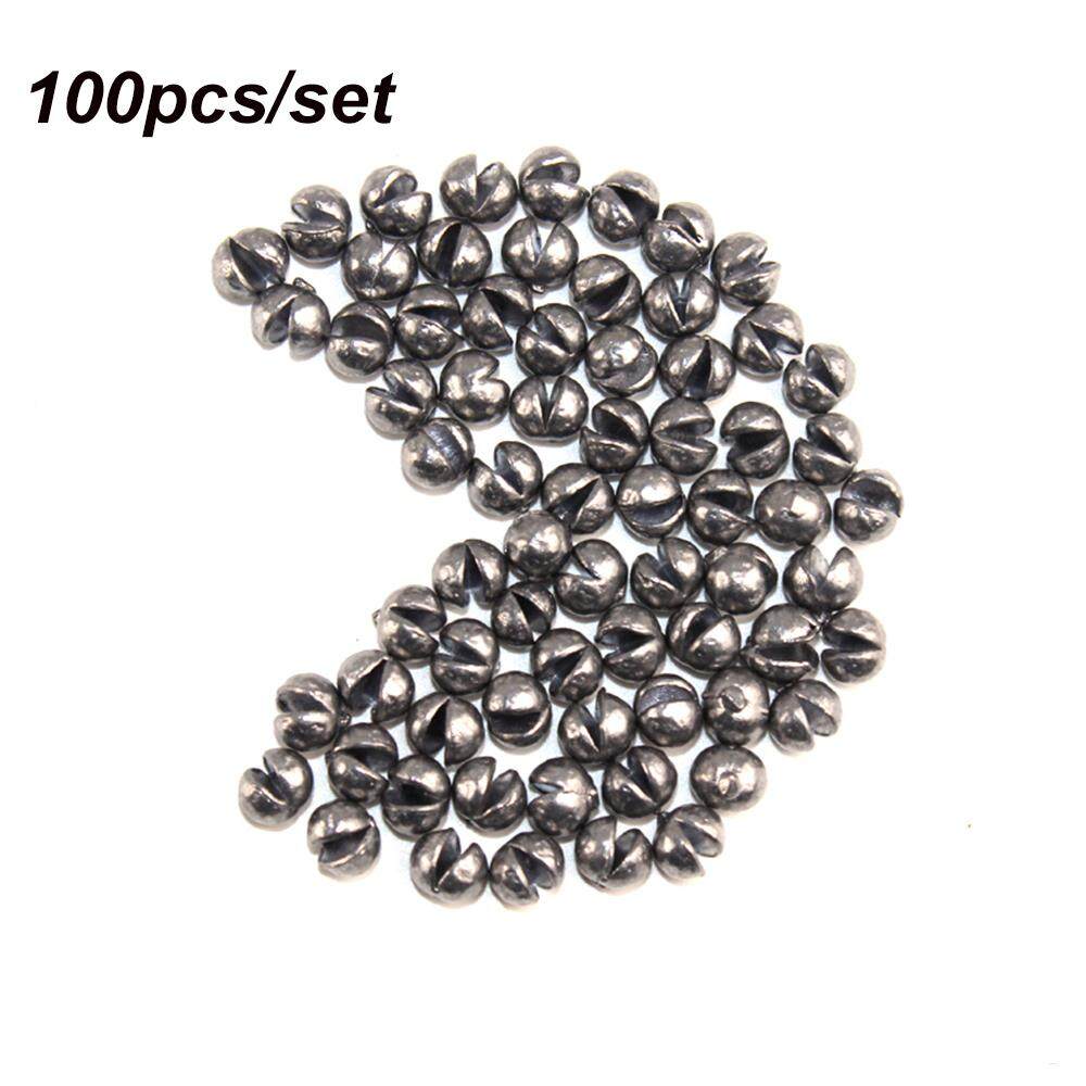Round Shot Line Sinkers Hook Connector opening Mouth Fishing Lead fall Sinker