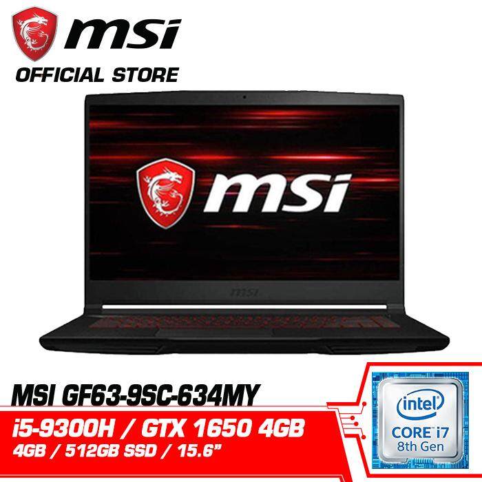 GF63 Thin 9SC (GeForce® GTX 1650, 4GB GDDR5) Malaysia