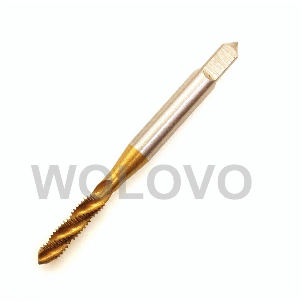 HSS Machine M4 4MM*0.7MM Spiral Screw Thread Metric Plug Tap Drill Ti Coated