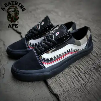 vans x bape shoes