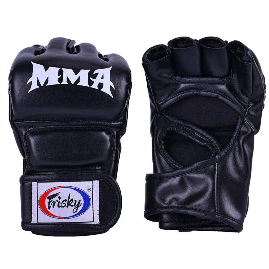 Half Finger Boxing Gloves Punching Fighting Training Gloves Fitness Training