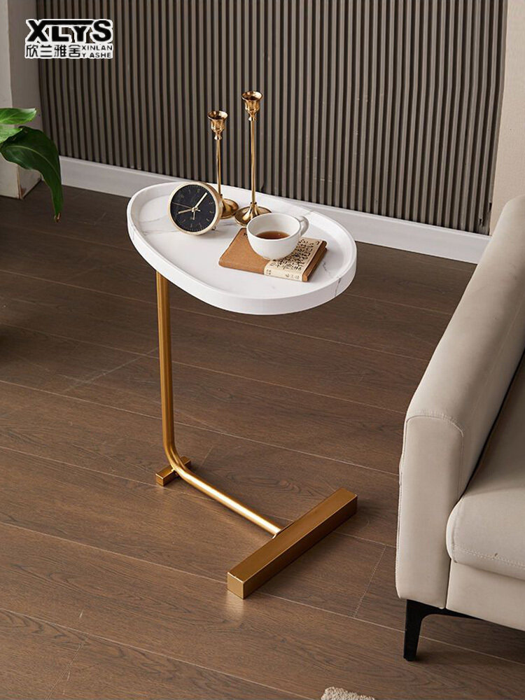 XINLANYASHE coffee table sofa side table Coffee table modern, round center table, coffee table, sofa table multipurpose reception table Snack Side Table Coffee Table Sofa Side Table Movable coffee table