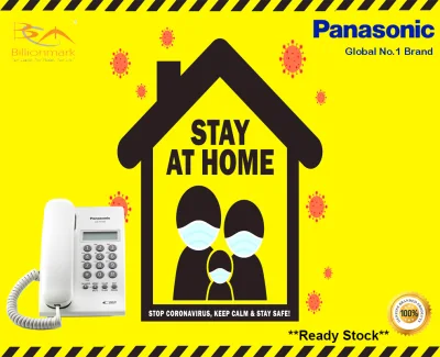 **STAY SAFE 2021 OFFER** PANASONIC KX-T7703 CALLER ID DISPLAY SINGLE LINE PHONE OFFICE HOME TELEPHONE (WHITE) | BILLIONMARK
