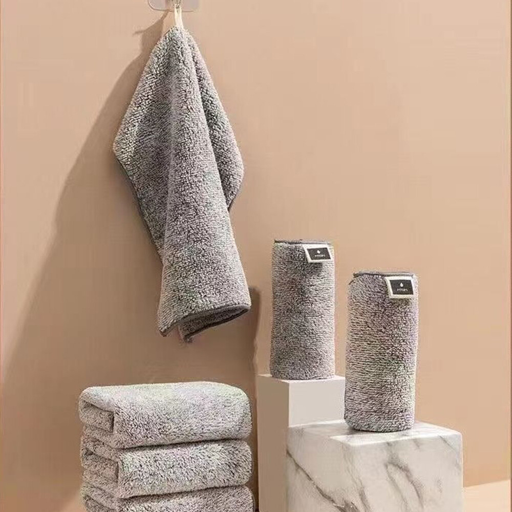 1/ 5 cái khăn lau treo nhà bếp hình vuông vải đĩa sợi microfiber siêu thấm khăn lau chất tẩy rửa nhà bếp khăn tay mềm Khăn lau bụi khăn tay phòng tắm