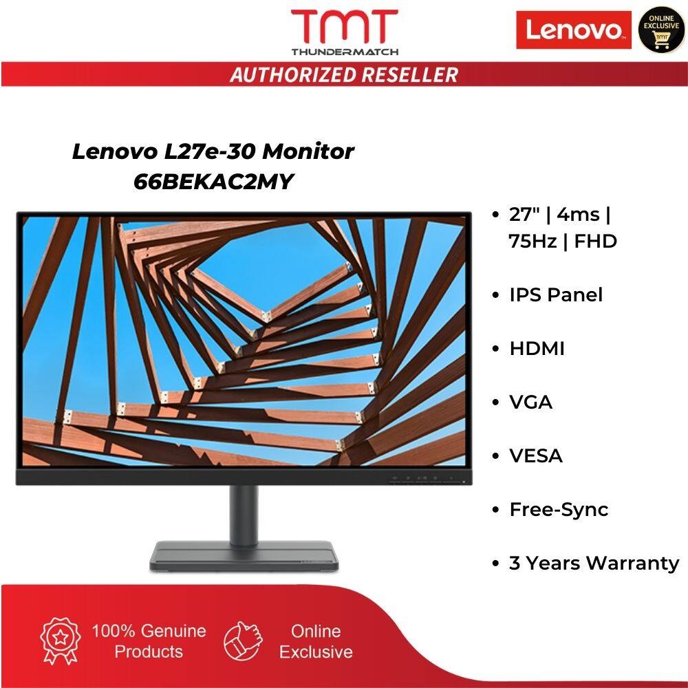 Lenovo L27e-30 Monitor 66BEKAC2MY | 27