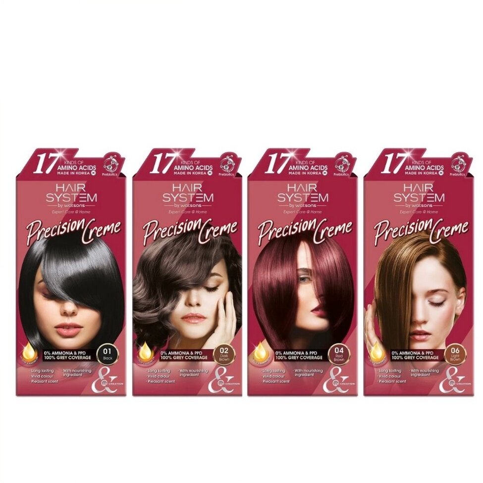 Hair System by Watsons Hair System Precision Creme Black / Reddish Brown /  Ash Brown / Dark Brown | Lazada