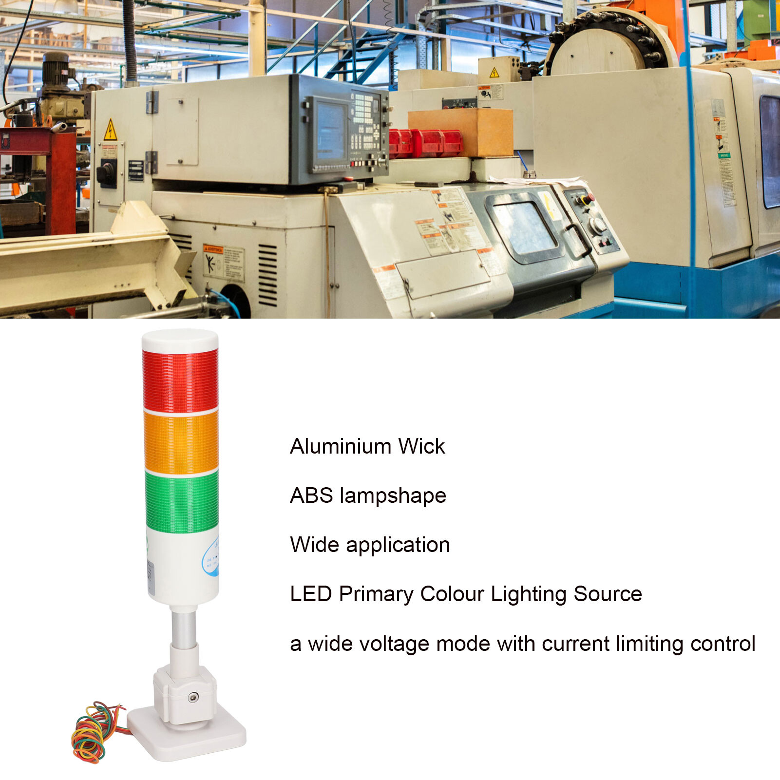 LED Stack Tower Lights Tower Stack Warning Lamp Wide Application for CNC