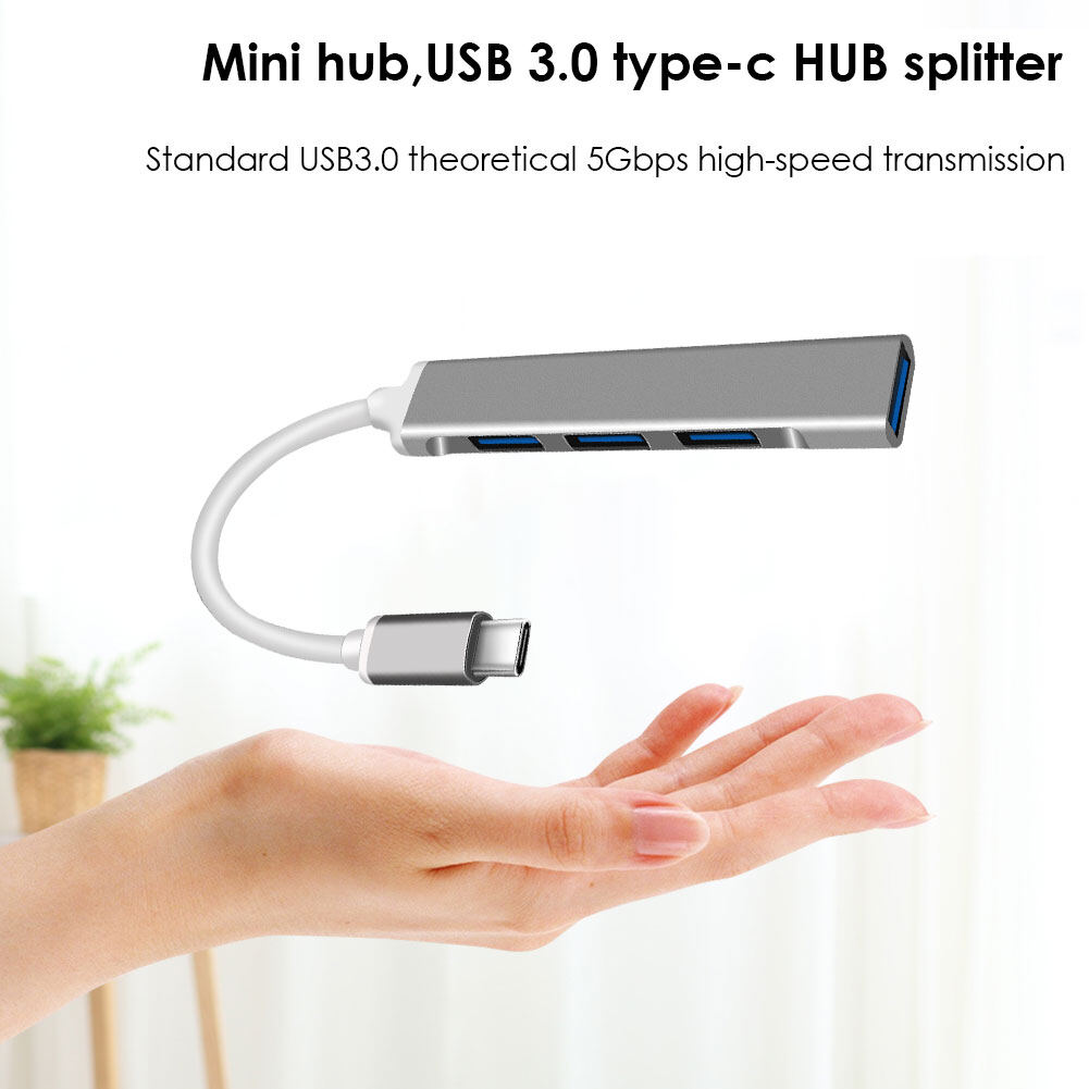 Professional USB C HUB 3.0 Type C 4 Port Multi Splitter Adapter USB 3.0 USB-C Hub Adapter