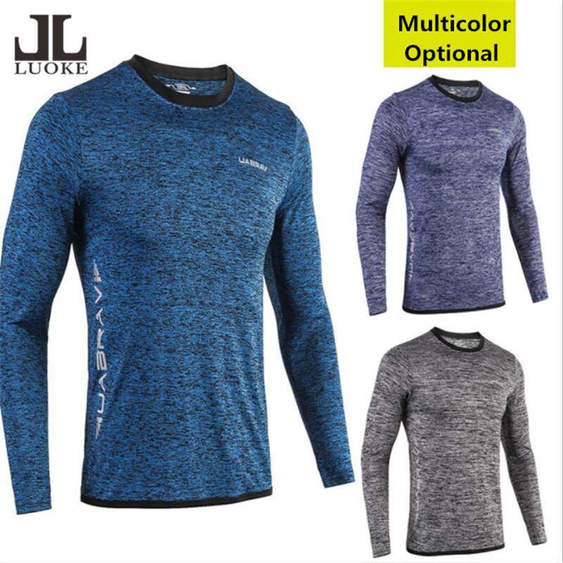 Mens Compression Tight Long Sleeve T-Shirt Quick Dry Fitness Cycling training