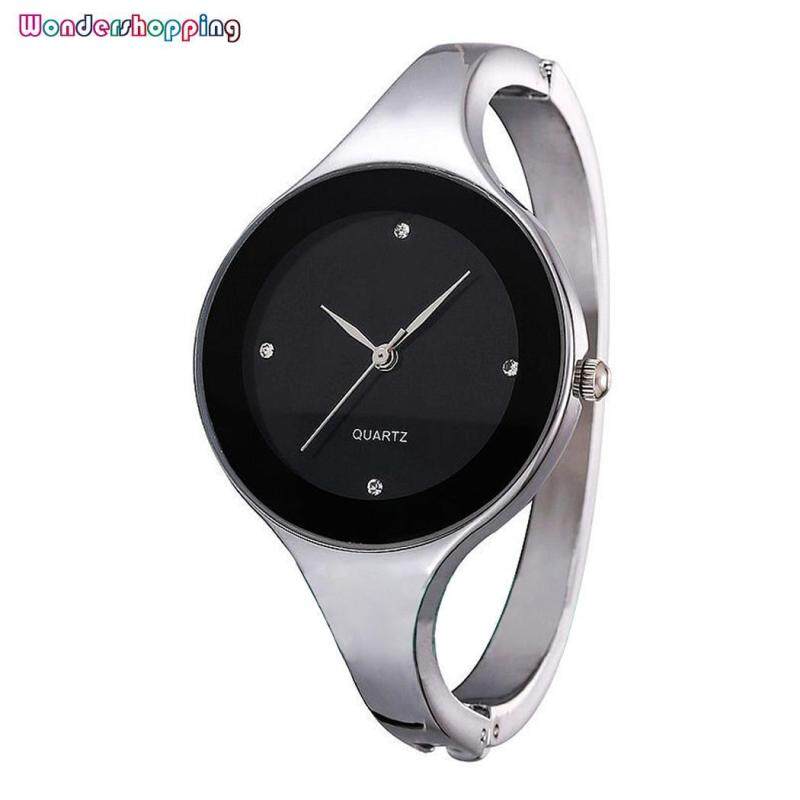 Nơi bán Wondershopping Nữ Đá Tròn Quartz Analog Cổ Tay Vòng Tay Đồng Hồ