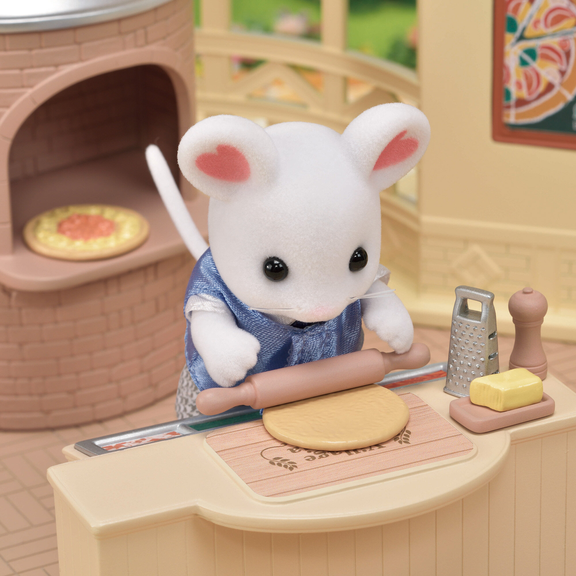 Sylvanian Families Village Pizzeria Toys For Girls Lazada