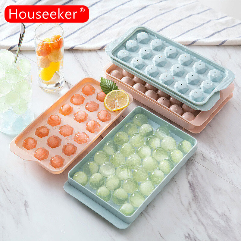 33/18 Grids Ice Cube Maker DIY Ice Cream Block Tray Lattice Box Mold Summer Party Ice Tools
