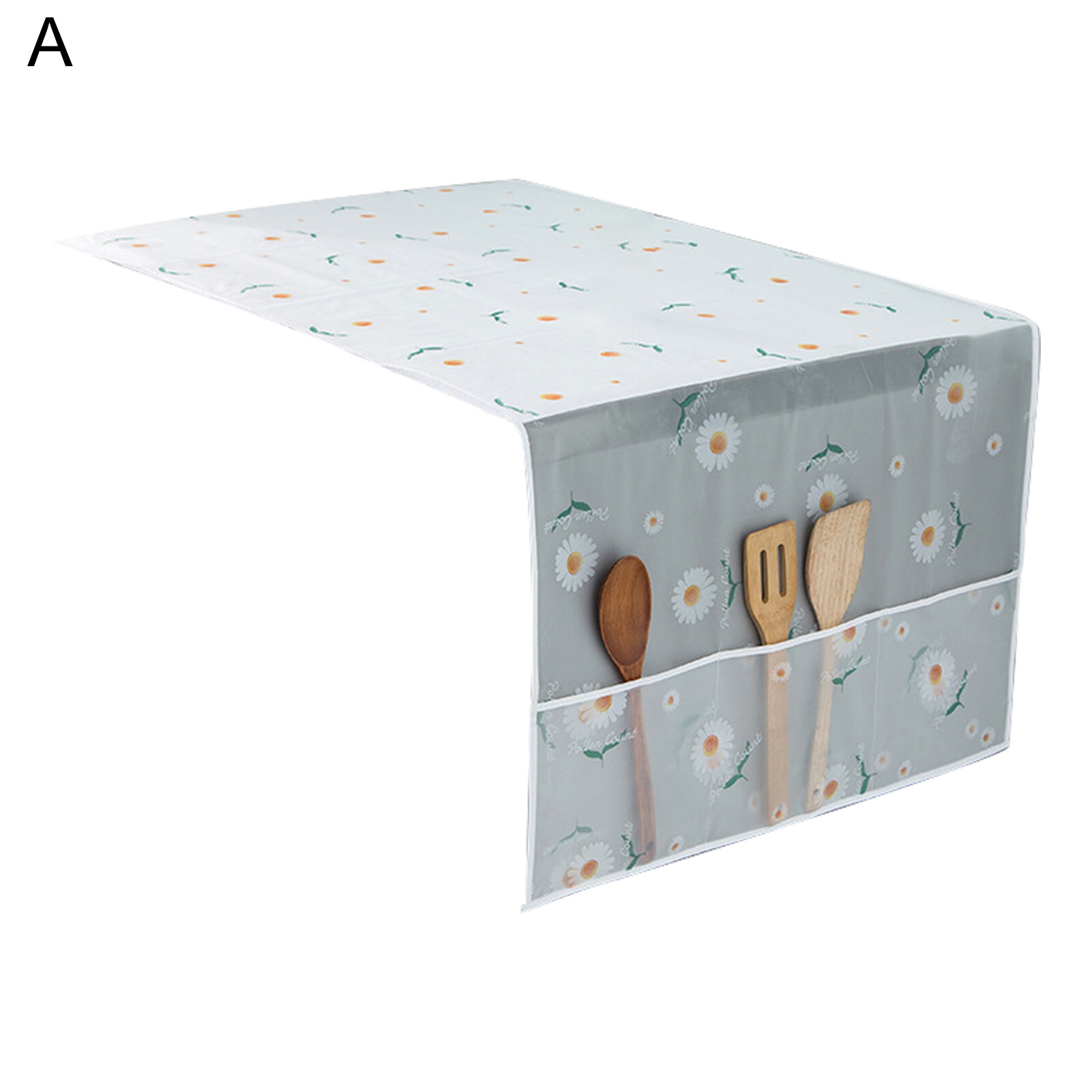 POCO Creative Refrigerator Dust Cover High Density Waterproof Fine Workmanship Feather Printing Fridge Dust Cover for Fridge Refrigerator Top Cover